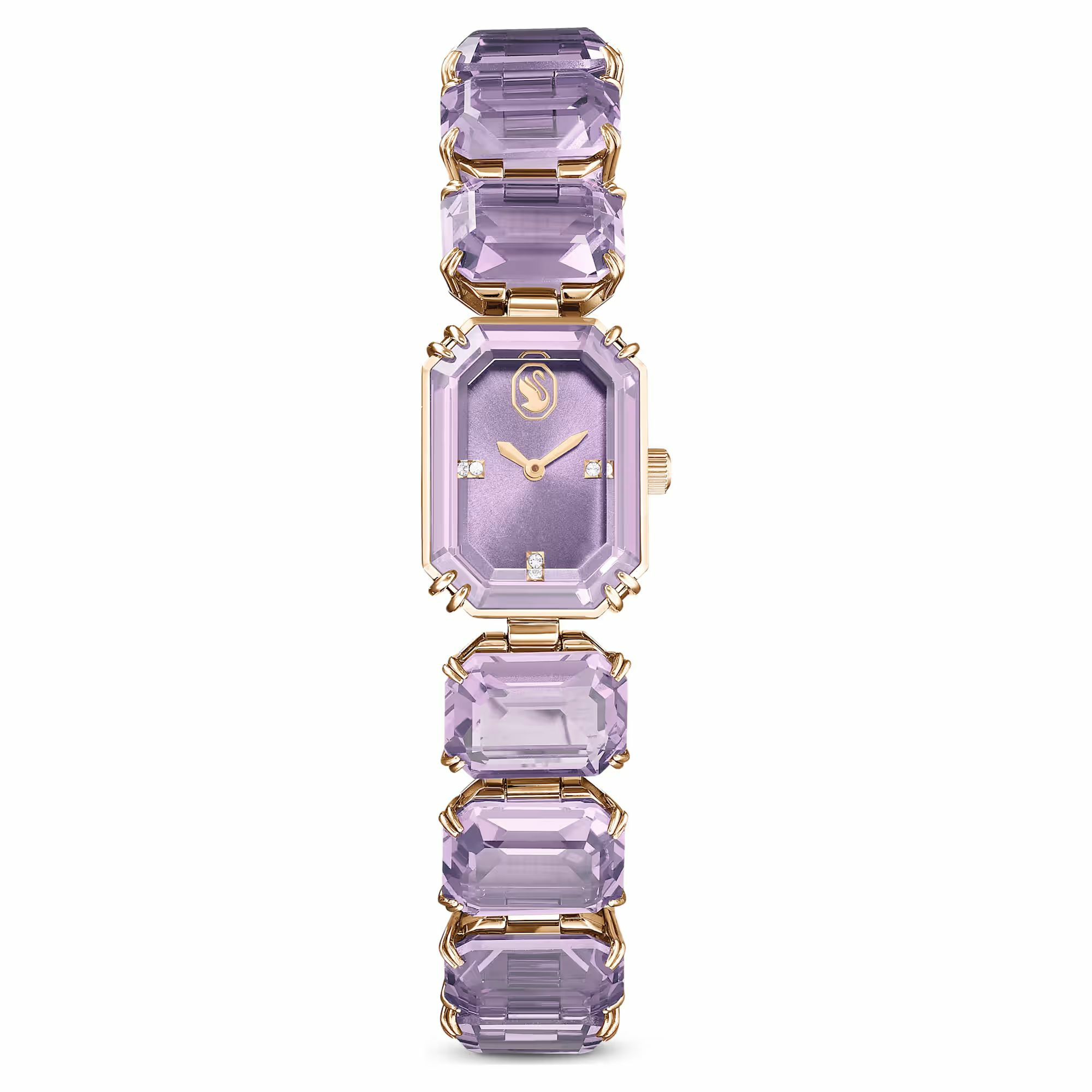 Swarovski Armbanduhr Damen Millenia Octagon mauve champagnergold 5722364 – Bild 2