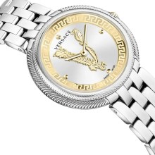 Versace Damen Armbanduhr THEA silber, gold 38 mm VE2CA0523 Versace Damen Armbanduhr THEA silber, gold 38 mm VE2CA0523