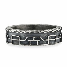Ring 925/- Sterling Silber oxidiert Linien Japan 41184233619550 Ring 925/- Sterling Silber oxidiert Linien Japan 41184233619550