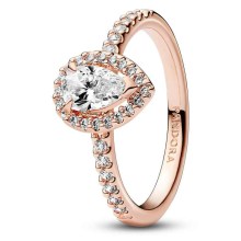 Pandora Damenring Funkelnde Birne Größe 54 Rosegold 182835C01-54 Pandora Damenring Funkelnde Birne Größe 54 Rosegold 182835C01-54