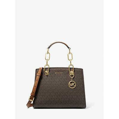 Michael Kors Handtasche 30S4GCYS1B252 Damen Satchel Braun/Acorn – Bild 3