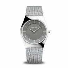BERING Damen Armbanduhr Slim Classic silber glänzend 11936-309 BERING Damen Armbanduhr Slim Classic silber glänzend 11936-309