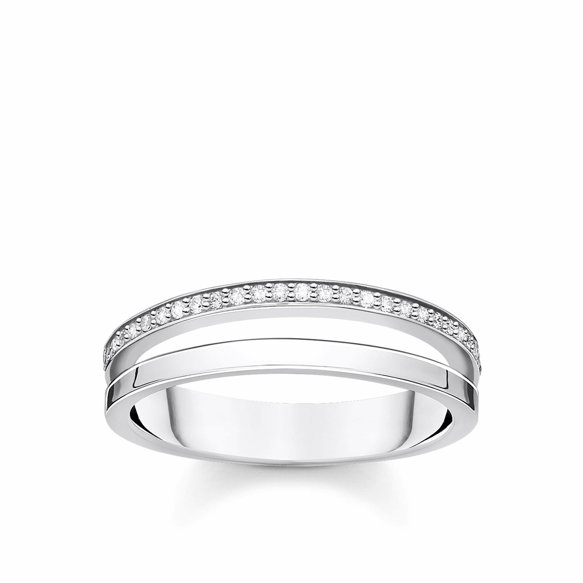 Thomas Sabo Damen Zirkonia Ring Größe 52 Silber TR2326-051-14-52 – Bild 2