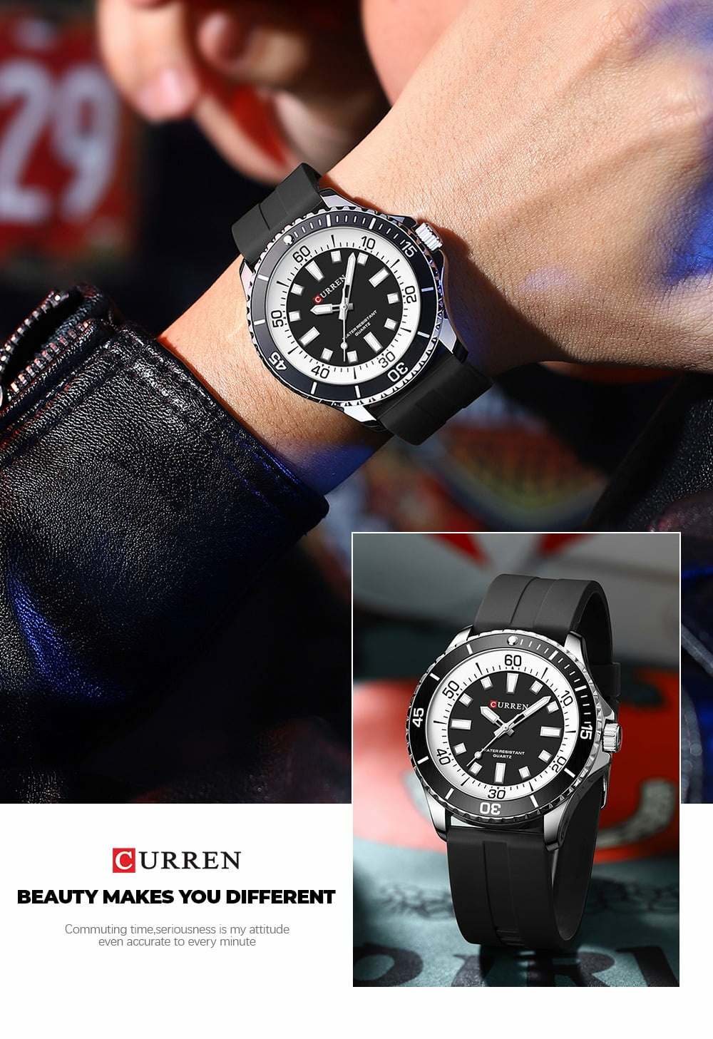 CURREN Men%27s Quartz Watch Casual Luminous Hands Wristwatch 8448 CURREN Men%27s Quartz Watch Casual Luminous Hands Wristwatch 8448