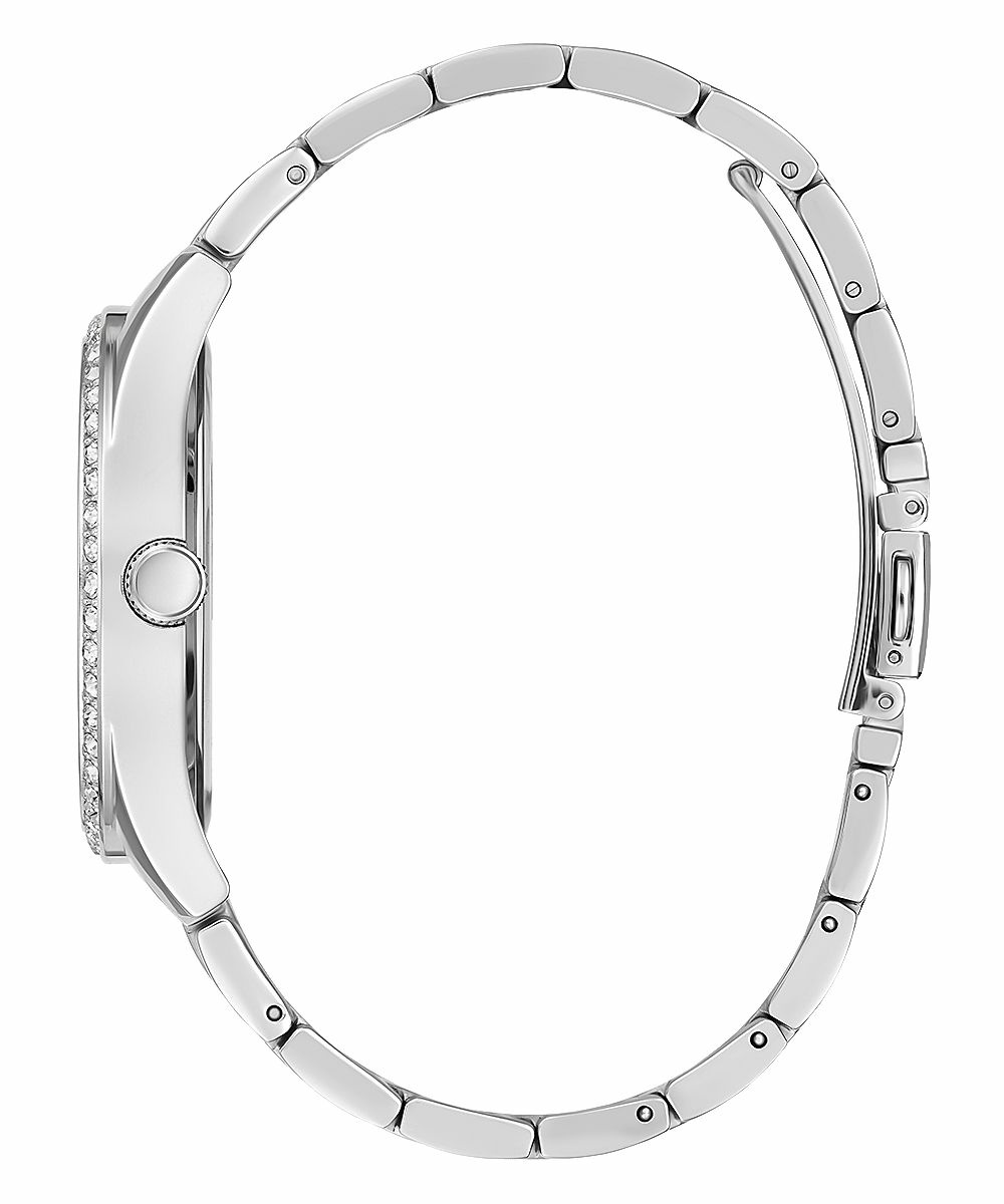 Guess Damen Armbanduhr Be Loved 38 mm Herz auf Zifferblatt Armband Edelstahl GW0... – Bild 2