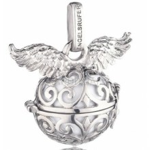 Engelsrufer Damen Klangklugel Anhänger mit Engelsflügeln Silber ER-01-WING-L Engelsrufer Damen Klangklugel Anhänger mit Engelsflügeln Silber ER-01-WING-L