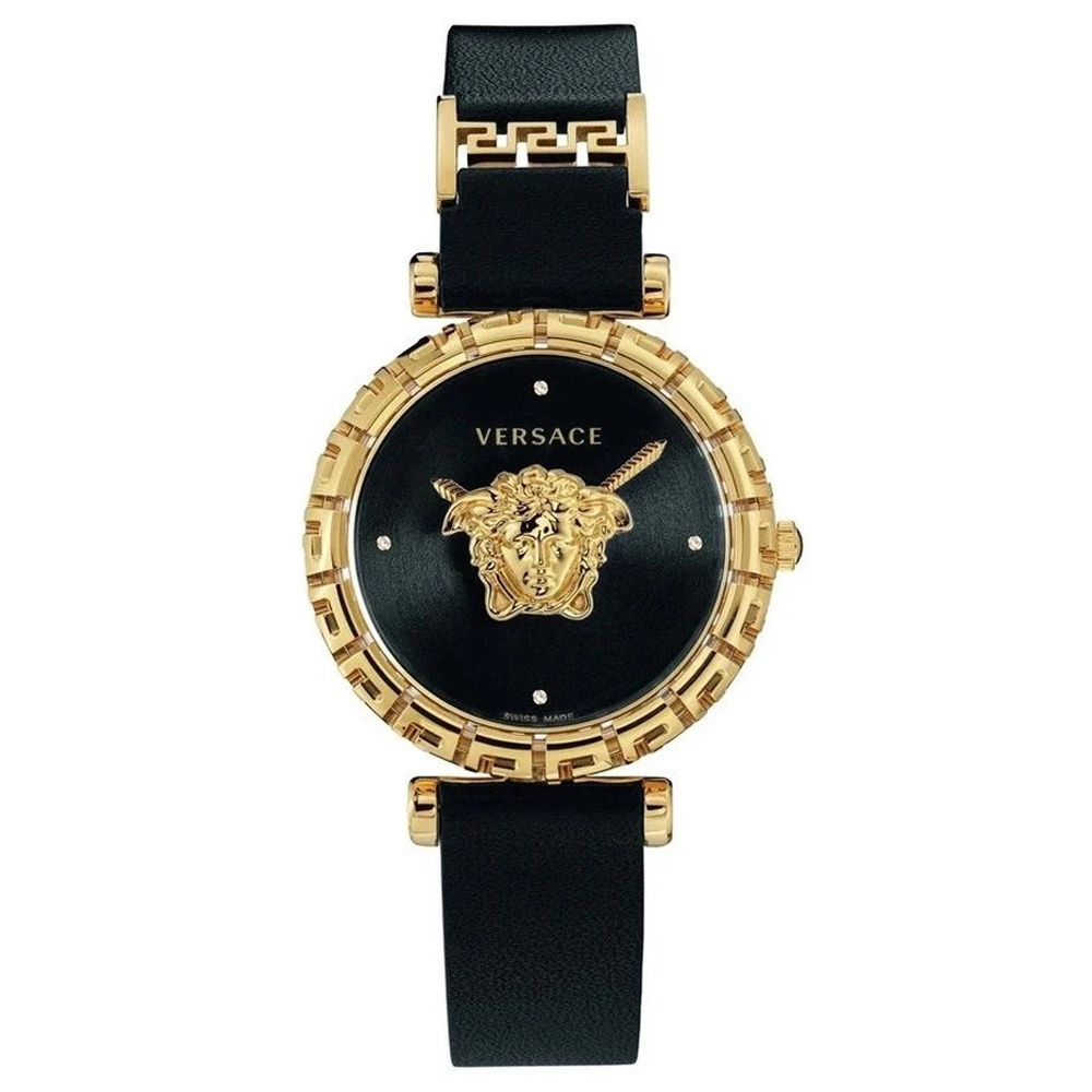 Versace Uhr Damen Palazzo Empire Greca Diamond Schwarz/Gold VEDV00919 – Bild 3