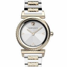 Versace Damen Armbanduhr V-Motif 38 mm V-Muster auf Gehäuse und Zifferblatt Arm... Versace Damen Armbanduhr V-Motif 38 mm V-Muster auf Gehäuse und Zifferblatt Arm...