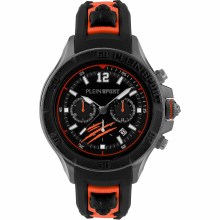 Plein Sport Herren Chronograph Warrior Tech PS6BA0324 Gunmetal / Schwarz 47,5 mm Plein Sport Herren Chronograph Warrior Tech PS6BA0324 Gunmetal / Schwarz 47,5 mm
