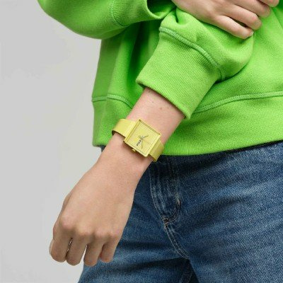Swatch What If - Square SO34J700 What If... Lemon? Uhr – Bild 3