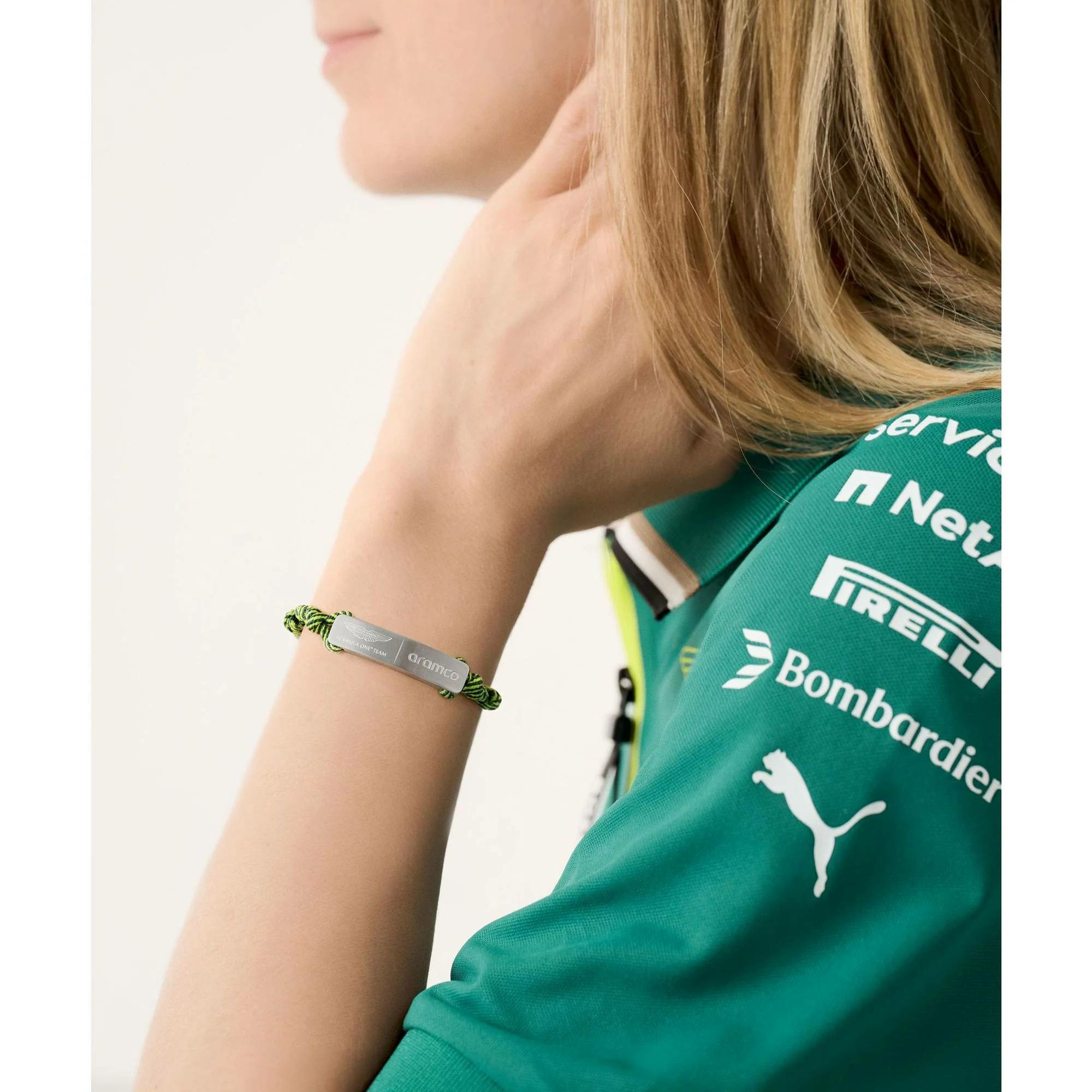 Aston Martin Herren‑Armband AM FORMULA 1 Grün/Silber MJFHF5BU2 – Bild 3