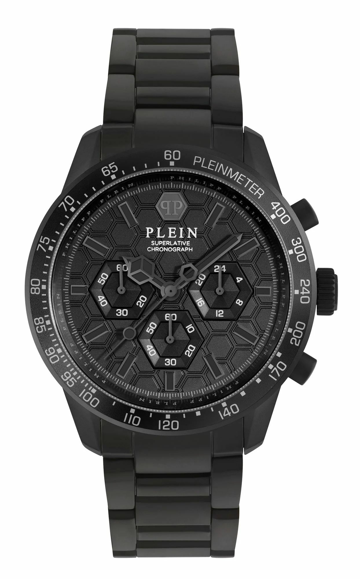 Philipp Plein Uhr Herren Chronograph Pleinmeter Schwarz PWPYA0624 Philipp Plein Uhr Herren Chronograph Pleinmeter Schwarz PWPYA0624