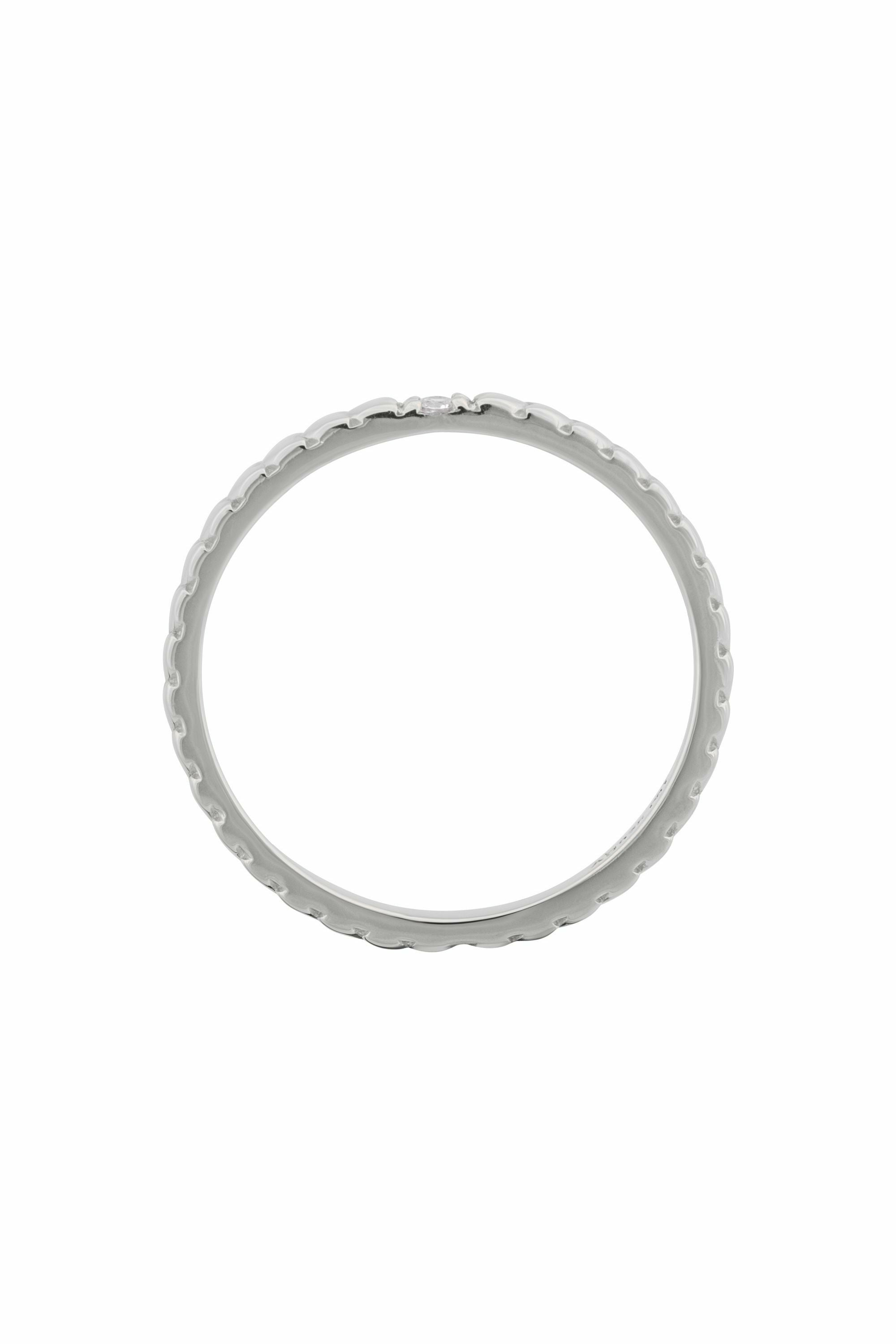 Ring 925/- Sterling Silber rhodiniert Herzen Zirkonia Stacking 41184729694302 – Bild 3