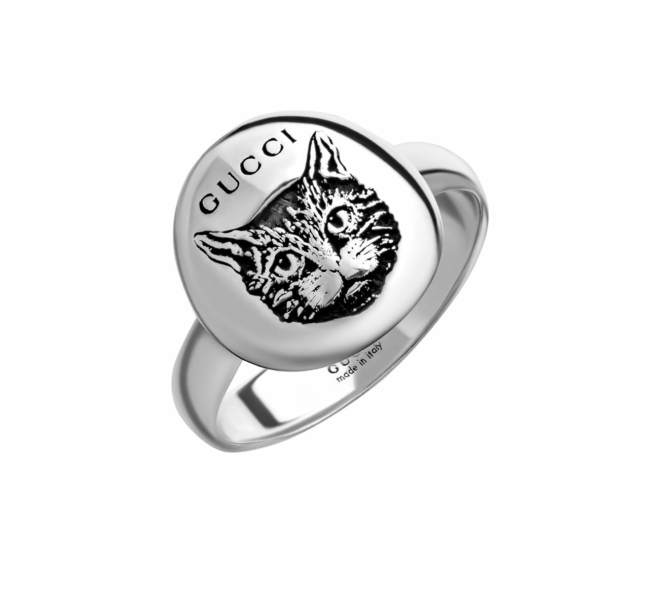 Gucci YBC502135001012 12 RING Gucci Damen Ring BFL RING FELINE MOTIF SLV, Ref.... – Bild 2