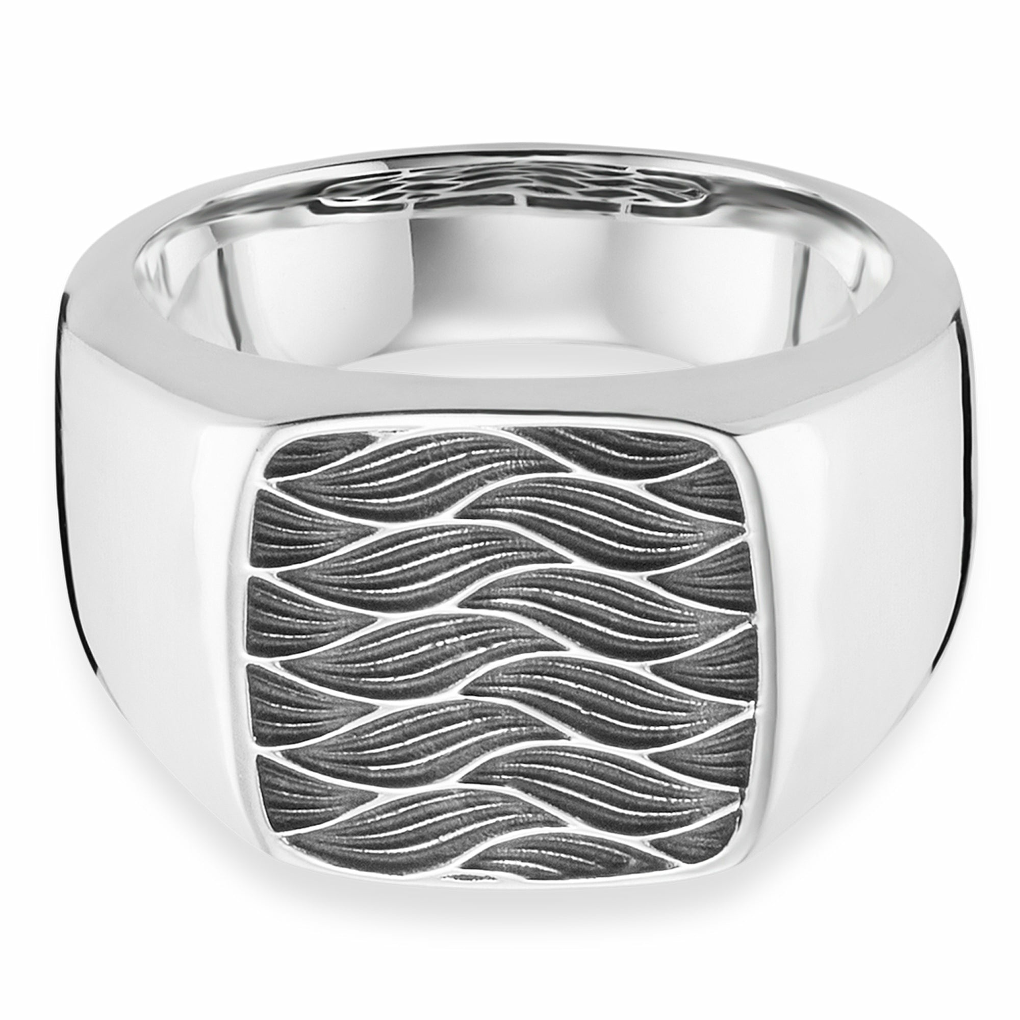 Ring 925/- Sterling Silber oxidiert Wellen 41184237060190 Ring 925/- Sterling Silber oxidiert Wellen 41184237060190