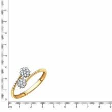 Fascination by Ellen K. Gold 375 mit 14x Zirkonia weiß Ring 41676924846174 Fascination by Ellen K. Gold 375 mit 14x Zirkonia weiß Ring 41676924846174