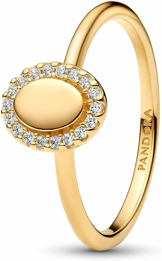 Pandora Damenring Oval Goldfarben 163800C01 Pandora Damenring Oval Goldfarben 163800C01