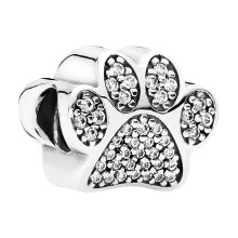 Pandora Passions Damen Bead Pavé-Pfötchen 791714CZ Pandora Passions Damen Bead Pavé-Pfötchen 791714CZ