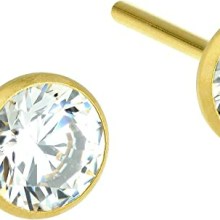 Ernstes Design Damen Ohrstecker mit Zirkonia Gold E465.WH Ernstes Design Damen Ohrstecker mit Zirkonia Gold E465.WH