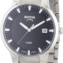 Boccia Herren-Armbanduhr XL Analog Quarz Titan 3629-01 Boccia Herren-Armbanduhr XL Analog Quarz Titan 3629-01