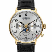 Zeppelin Herrenuhr LZ 129 Hindenburg Mondphase inkl. Ersatzband 70381 Zeppelin Herrenuhr LZ 129 Hindenburg Mondphase inkl. Ersatzband 70381