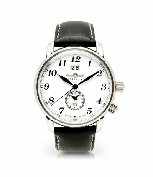 Zeppelin Herrenuhr LZ127 Graf Zeppelin Dual Time 7644-1 – Bild 2