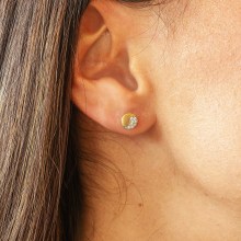 Ohrstecker 925 Silber vergoldet Yin&Yang Zirkonia 41185118748766 Ohrstecker 925 Silber vergoldet Yin&Yang Zirkonia 41185118748766