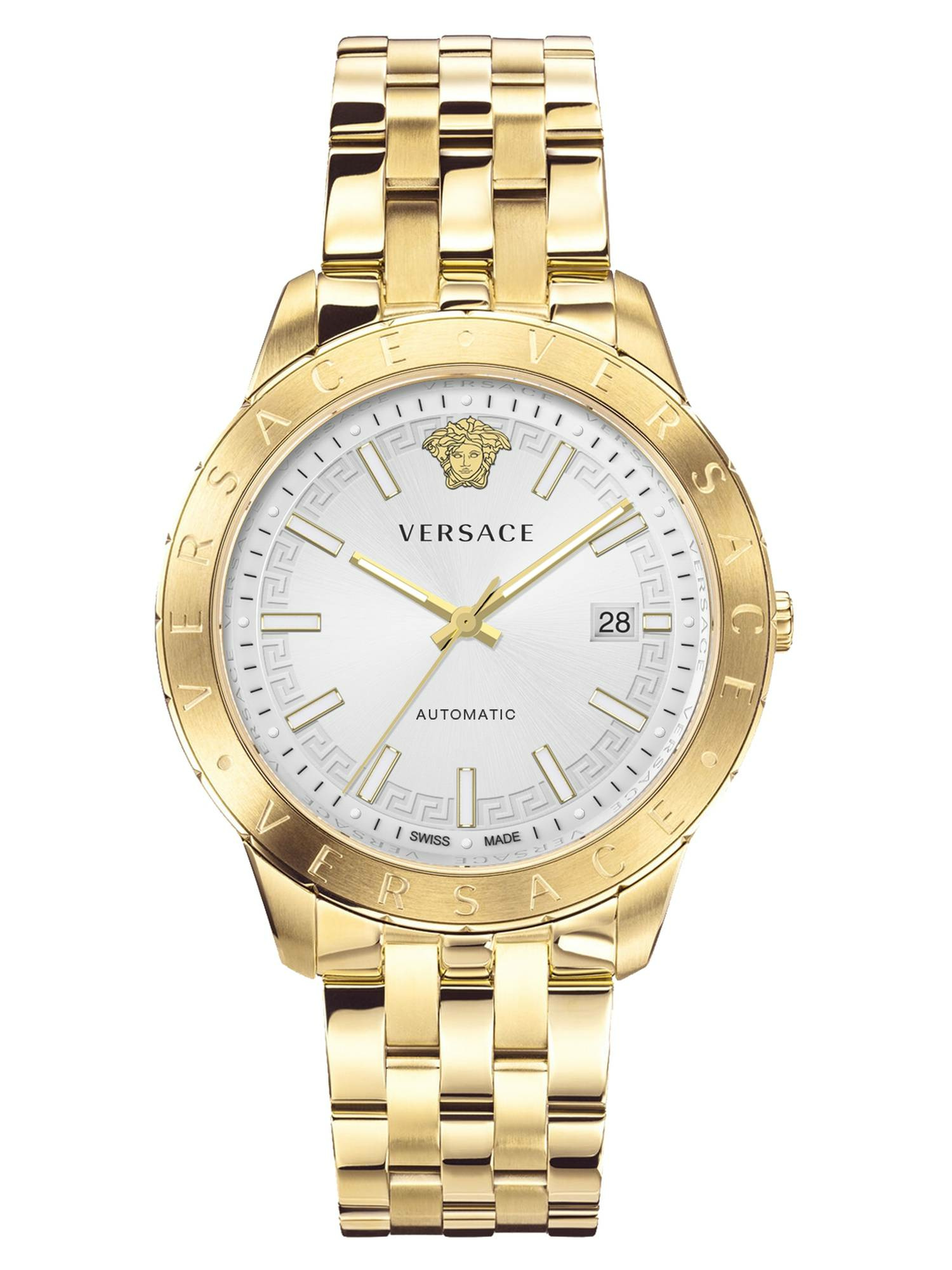Versace Herren Armbanduhr Univers 43 mm Datumsfenster Armband Edelstahl VE2D005... Versace Herren Armbanduhr Univers 43 mm Datumsfenster Armband Edelstahl VE2D005...