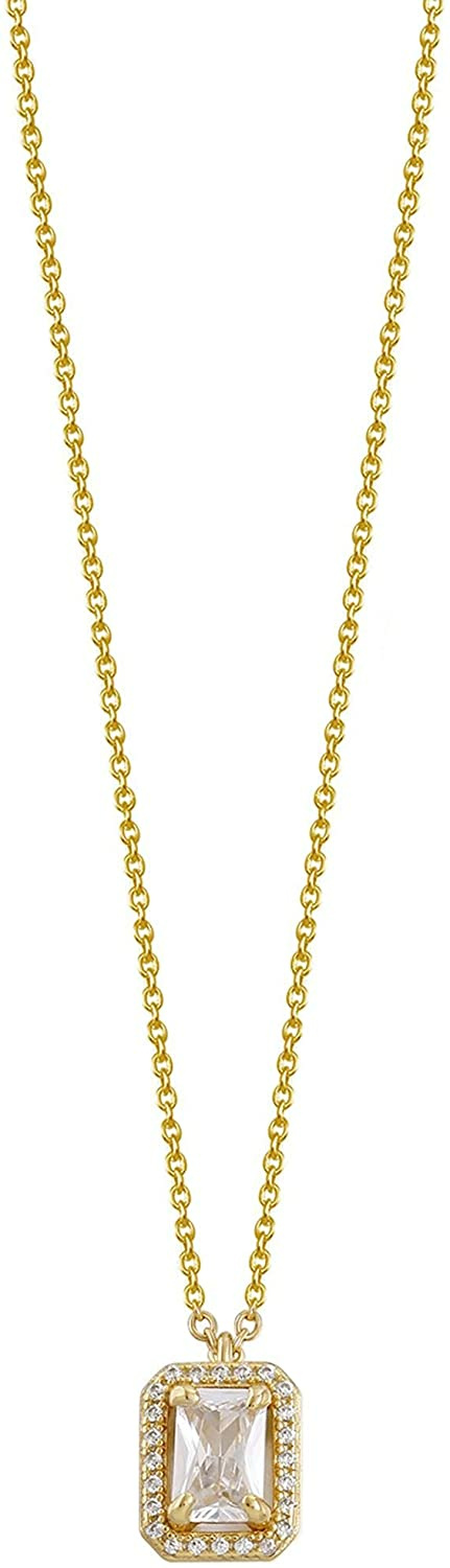 Xenox XS7067G Damen Collier Sterling-Silber 925 Gold 45 cm – Bild 2