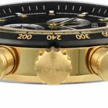 Versace Herren Chronograph V-Ray Chrono Gold Schwarz VE2I00921 Versace Herren Chronograph V-Ray Chrono Gold Schwarz VE2I00921