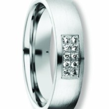 Bedra Damen Partnerring mit Zirkonia Größe 62 Silber RZ90055.14-62 Bedra Damen Partnerring mit Zirkonia Größe 62 Silber RZ90055.14-62
