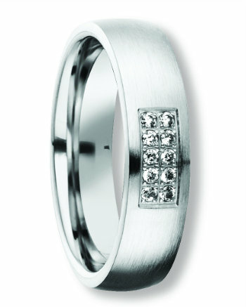 Bedra Damen Partnerring mit Zirkonia Größe 62 Silber RZ90055.14-62 Bedra Damen Partnerring mit Zirkonia Größe 62 Silber RZ90055.14-62