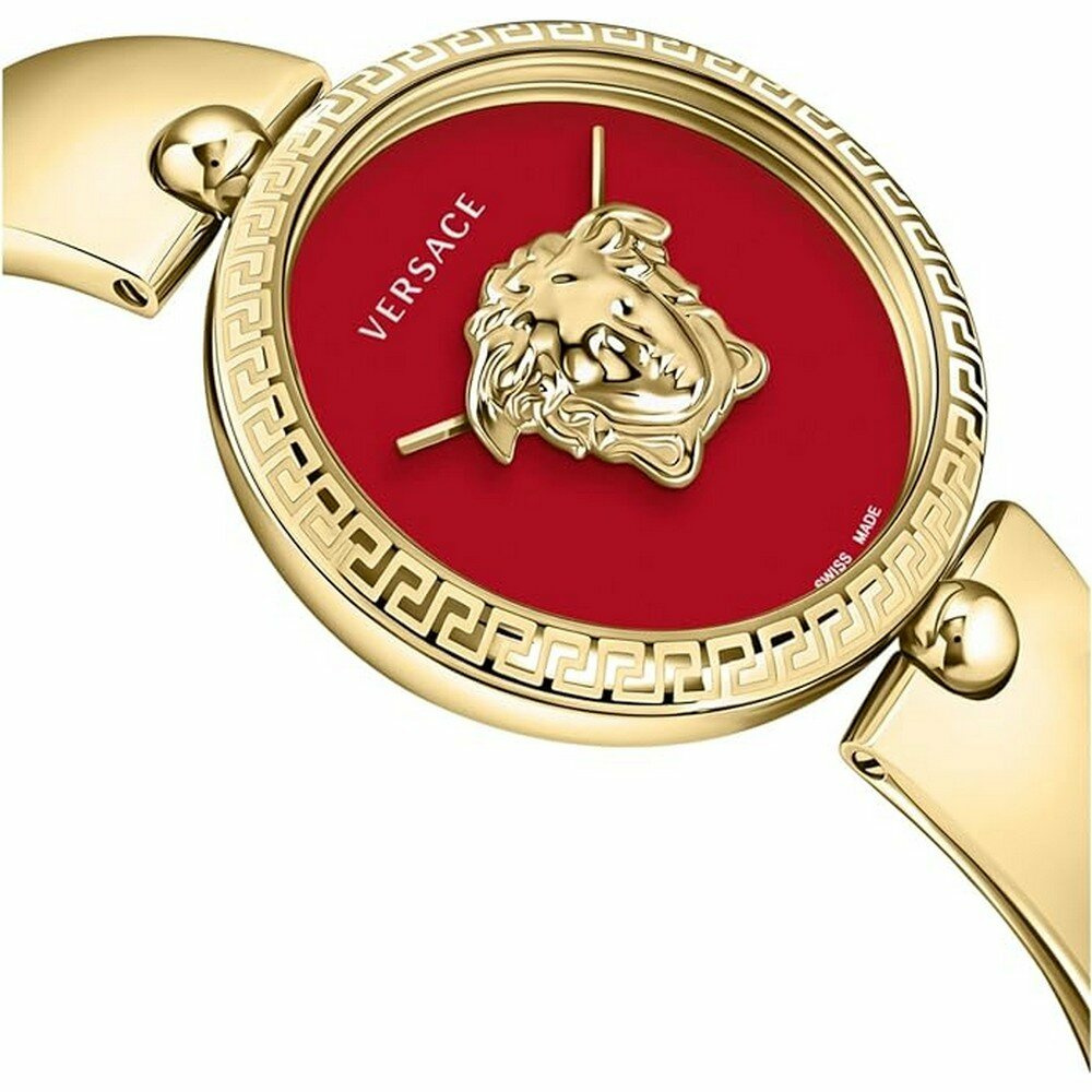 Versace Damen Armbanduhr PALAZZO gold, rot 39 mm VECO03022 Versace Damen Armbanduhr PALAZZO gold, rot 39 mm VECO03022