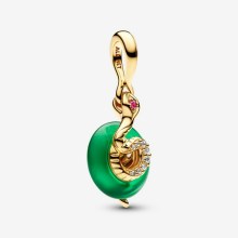 Anhängerv vg snake green murano dangle Anhängerv vg snake green murano dangle
