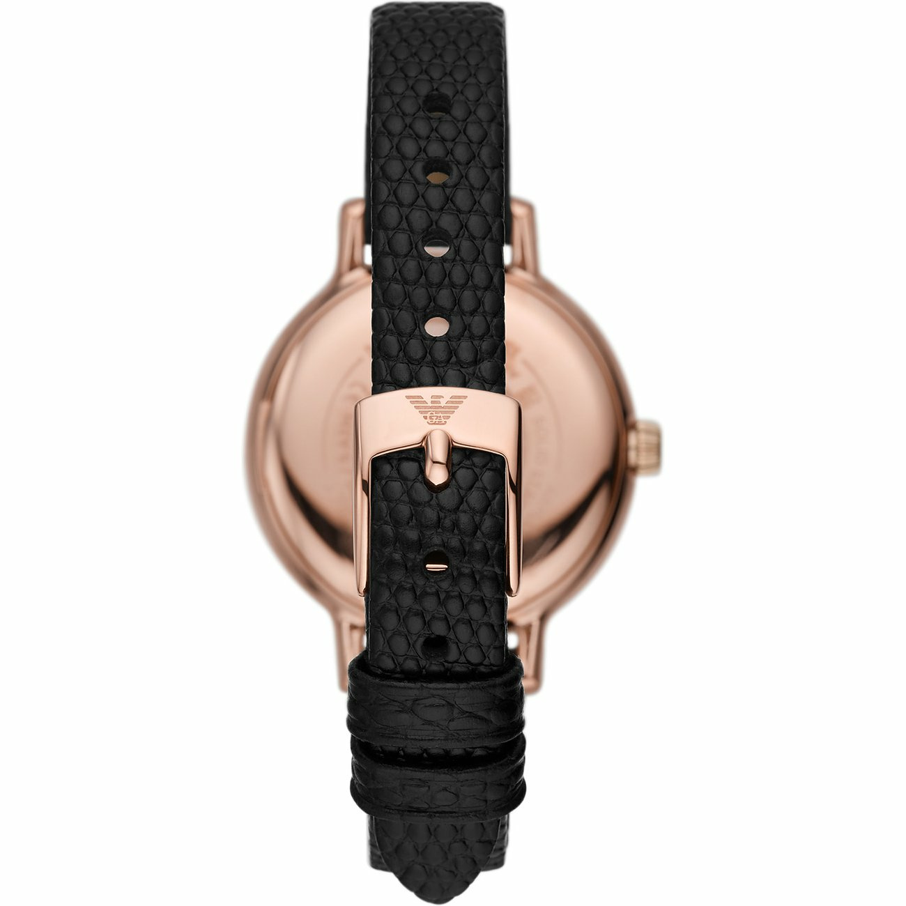 Emporio Armani Damenuhr AR11485 für Damen in Roségold und Schwarz AR11485 – Bild 3