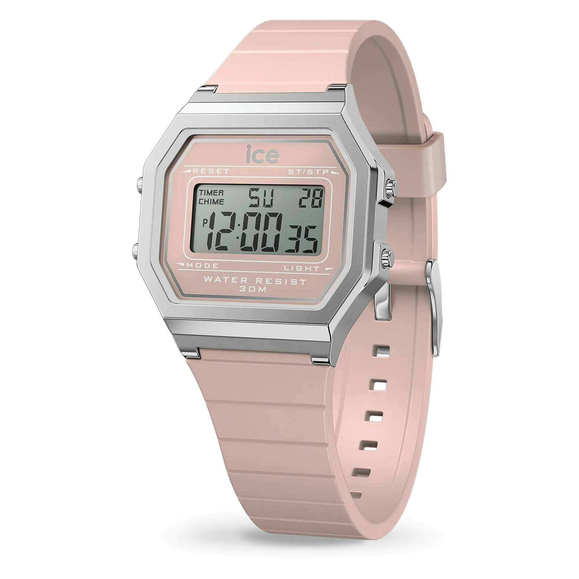 Ice‑Watch Damenuhr Ice Digit Retro Pink Silver 023225 – Bild 2
