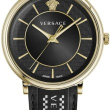 Versace Herren Armbanduhr V-CIRCLE Armband Leder VE5A019 21 Versace Herren Armbanduhr V-CIRCLE Armband Leder VE5A019 21