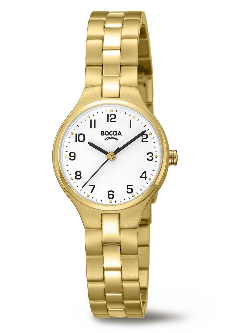 BOCCIA Damenarmbanduhr Gold 3330-03 – Bild 2