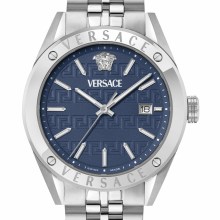 Versace Uhr Herren Athletics Gents Blau, Silber 41 mm VEKHA0325 Versace Uhr Herren Athletics Gents Blau, Silber 41 mm VEKHA0325