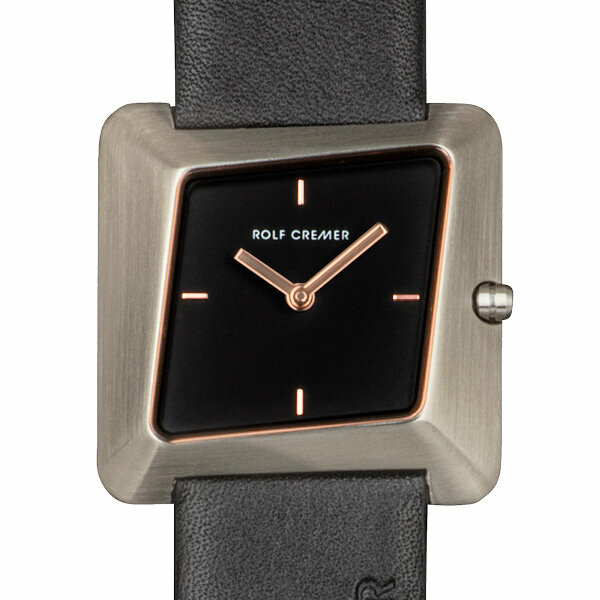 Rolf Cremer Damenuhr Armbanduhr twister Schwarz 507902 – Bild 2