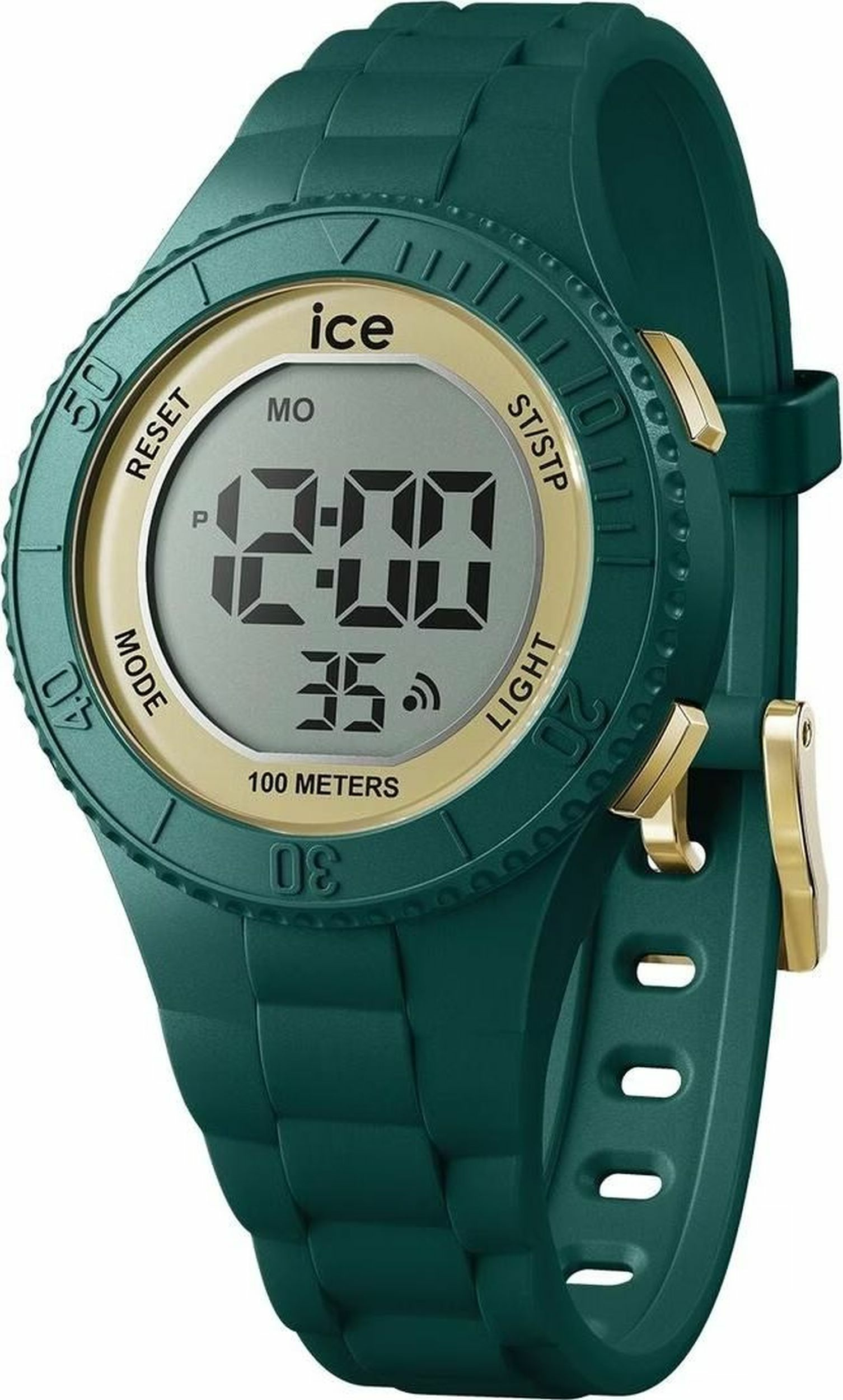 Ice-Watch Digitaluhr Damen ICE digit Verdigris Gold Small grün gold 021619 – Bild 2