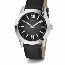 Guess Herren Armbanduhr Crescent schwarz, silber 44 mm GW0628G1 Guess Herren Armbanduhr Crescent schwarz, silber 44 mm GW0628G1