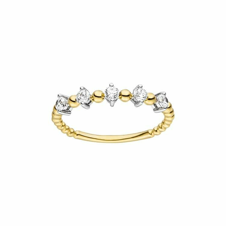 Viventy Damen Zirkonia-Ring Gelbgold 784881 Viventy Damen Zirkonia-Ring Gelbgold 784881