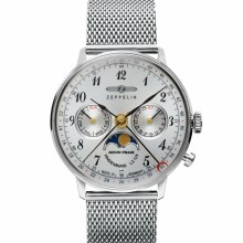 Zeppelin Damenuhr  LZ129 Hindenburg Mondphase  7037M1 Zeppelin Damenuhr  LZ129 Hindenburg Mondphase  7037M1