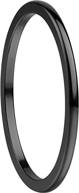 BERING Damenring aus schwarzer Keramik 564-60-X0 – Bild 2