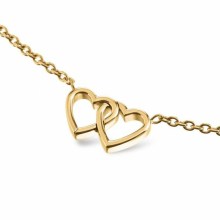 Boccia Damen Halskette Collier mit Anhänger Herzen Gold 08023-02 Boccia Damen Halskette Collier mit Anhänger Herzen Gold 08023-02