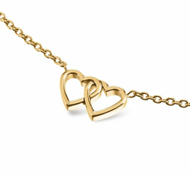 Boccia Damen Halskette Collier mit Anhänger Herzen Gold 08023-02 Boccia Damen Halskette Collier mit Anhänger Herzen Gold 08023-02