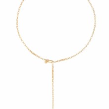 Collier 925 Silber vergoldet edgy Gliederkette 41185114423390 Collier 925 Silber vergoldet edgy Gliederkette 41185114423390