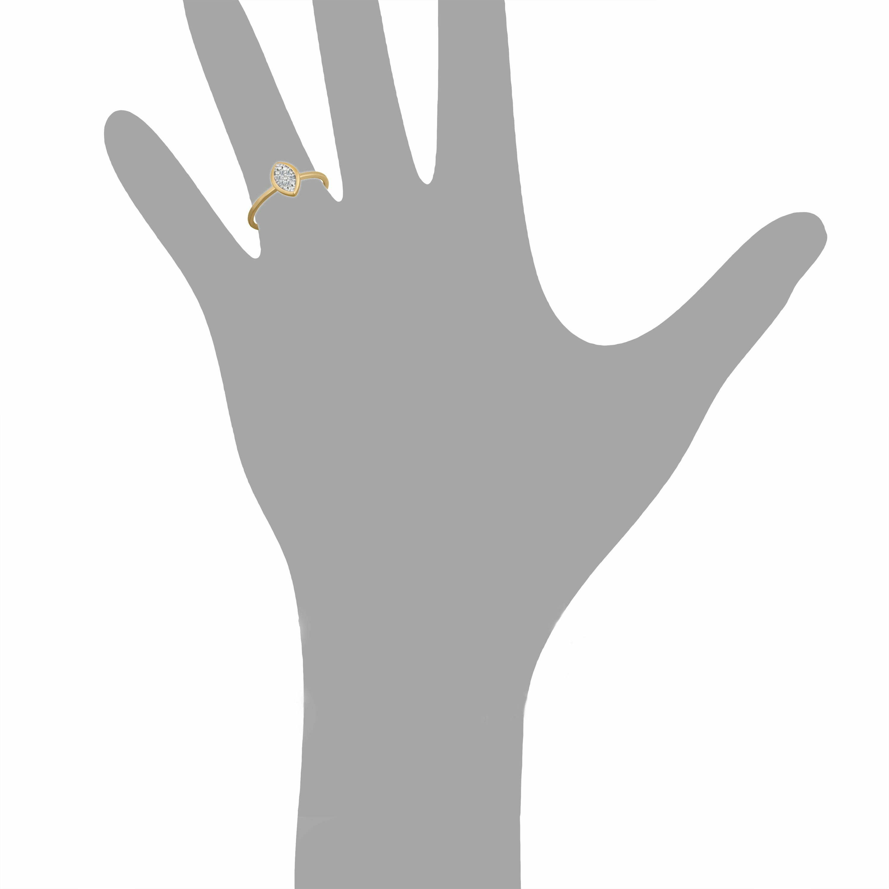 Orolino Gold 585 mit 6x Brillant zus. 0,03ct. Ring 41677814235230 – Bild 2