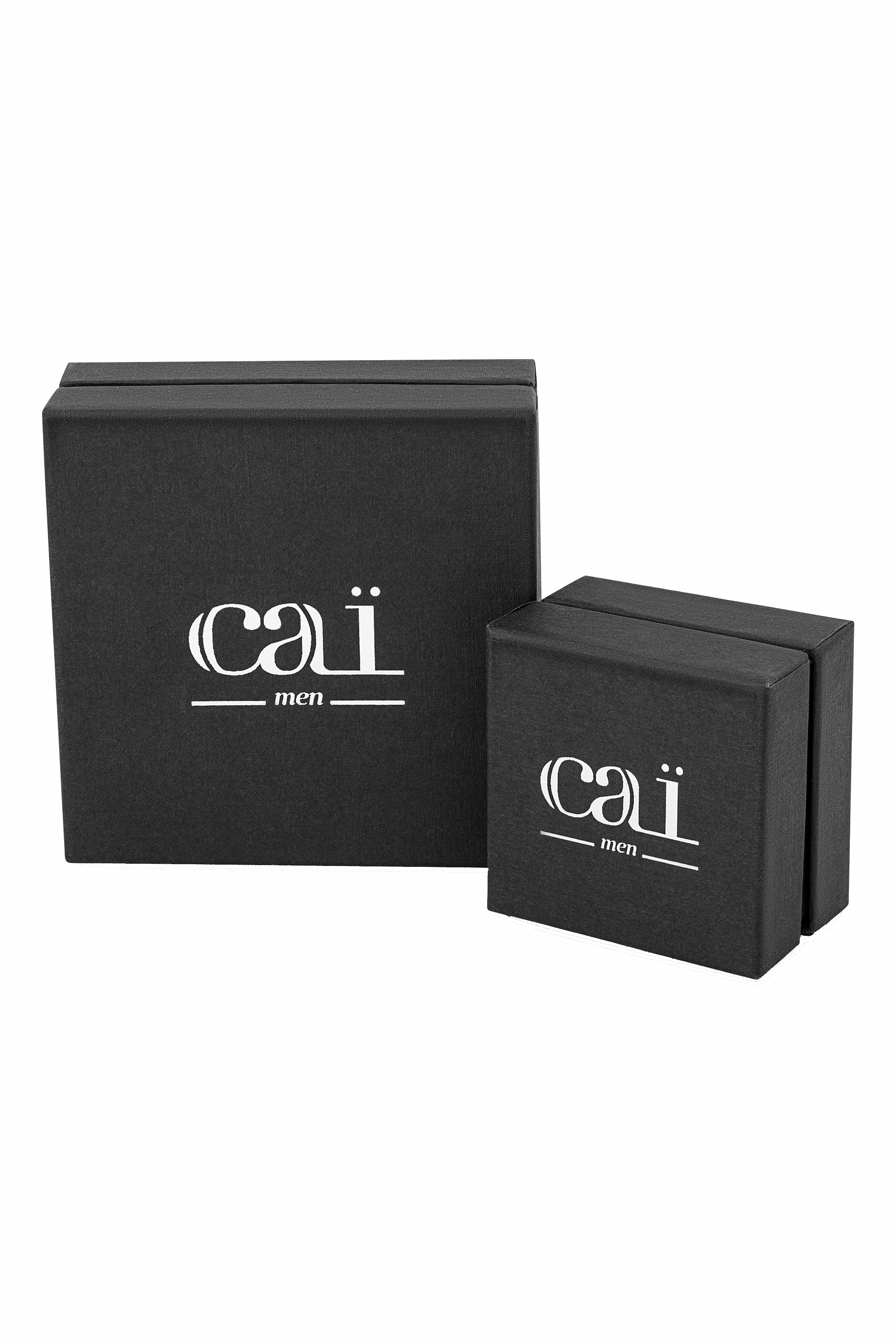 Armband Stretch-Armband Tigerauge & Onyx 21cm 41576081784926 – Bild 2